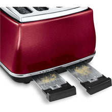 Buy De'Longhi,De'Longhi Icona Micalite CTOM4003R 4-Slice Toaster - Red - Gadcet UK | UK | London | Scotland | Wales| Near Me | Cheap | Pay In 3 | Small Kitchen Appliances