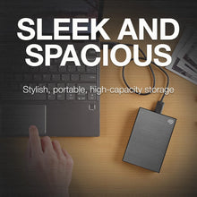 Seagate One Touch 2TB Portable External Hard Drive – Space Gray (STKY2000404)