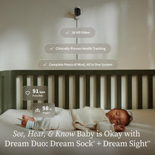 Owlet Dream Duo Smart Sock & Baby Video Monitor - Mint
