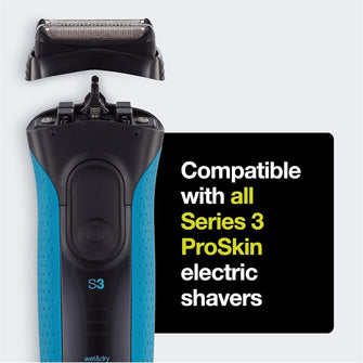 Buy Braun,Braun Series 3 Electric Shaver Replacement Head, Easily Attach Your New Shaver Head, Compatible With All Series 3 ProSkin Electric Shavers, 32S, Silver - Gadcet  | UK | London | Scotland | Wales| Near Me | Cheap | Pay In 3 | Razors & Razor Blades