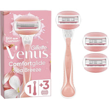 Buy Gillette,Gillette Venus ComfortGlide Spa Breeze 2-in-1 Razor for Women - 3 Refill Blades, Shaving Gel Bars Starter Kit, Sensitive Skin, Packaging May Vary - Gadcet UK | UK | London | Scotland | Wales| Near Me | Cheap | Pay In 3 | Shaver & Trimmer