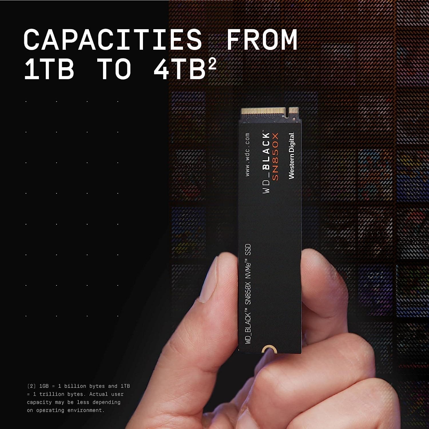 Buy Western Digital,WD_Black SN850X 2TB M.2 2280 PCIe Gen4 NVMe Gaming SSD up to 7300 MB/s read speed - Gadcet.com | UK | London | Scotland | Wales| Ireland | Near Me | Cheap | Pay In 3 | Hard Drives