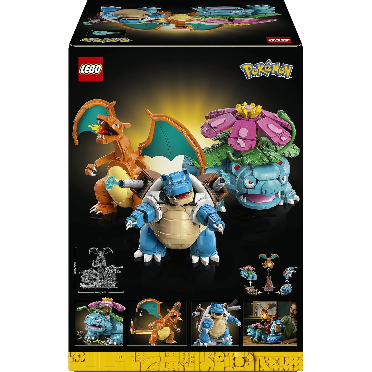 Buy LEGO,LEGO Pokémon Venusaur, Charizard & Blastoise 3D Model Kit (72153) - Gadcet UK | UK | London | Scotland | Wales| Near Me | Cheap | Pay In 3 | Scale Models