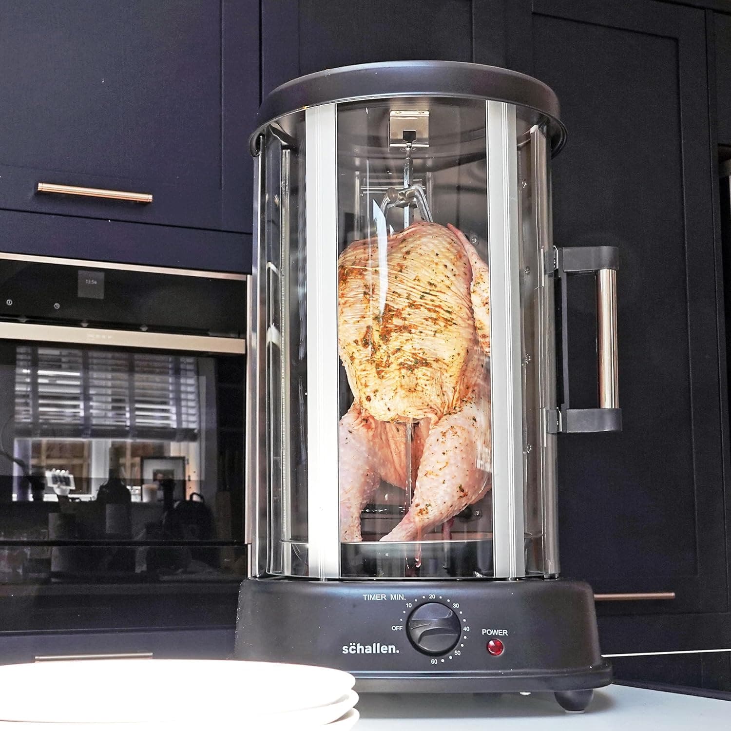 Buy Schallen,Schallen Electric 1500W 360 Rotating 21L Rotisserie Grill For Kebabs - Black - Gadcet UK | UK | London | Scotland | Wales| Ireland | Near Me | Cheap | Pay In 3 | Household Appliance Accessories