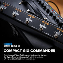 Buy BOSS,BOSS KATANA-50 MkII EX Guitar Amplifier | 50-Watt Combo Amp | GA-FC/GA-FC EX Foot Controller Support | Line Output with Cabinet Emulation | Link Second Katana-50 MkII Model with Stereo Expand Feature - Gadcet UK | UK | London | Scotland | Wales| Near Me | Cheap | Pay In 3 | Audio Amplifiers