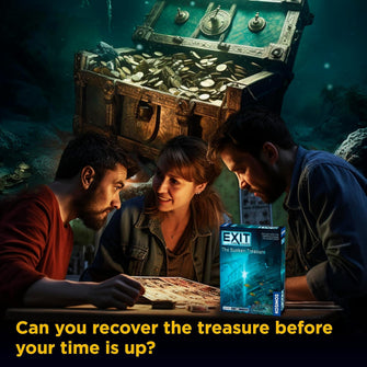 Buy KOSMOS,Thames & Kosmos EXIT: The Sunken Treasure – Escape Room Game, Level 2/5, 1–4 Players, Ages 12+ (694050) - Gadcet UK | UK | London | Scotland | Wales| Near Me | Cheap | Pay In 3 | Toys & Games