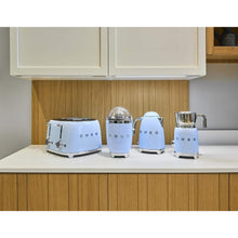 Buy Smeg,Smeg CJF01PBUK Retro 50's Style Citrus Juicer with Lid, Stainless Steel Reamer and Strainer, Anti-Drip Spout, Pastel Blue - Gadcet UK | UK | London | Scotland | Wales| Near Me | Cheap | Pay In 3 | Small Kitchen Appliances