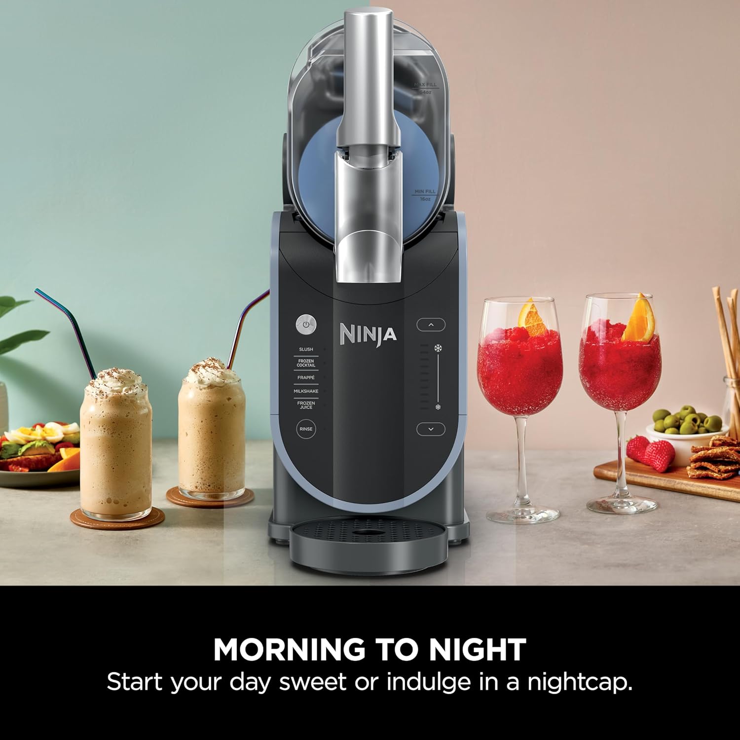 Buy Ninja,Ninja SLUSHi Frozen Drinks Maker, Create Slush, Cocktails, Milkshakes & More, WhisperChill Technology, 1.9L Capacity, Blue/Grey (FS301UK) - Gadcet UK | UK | London | Scotland | Wales| Near Me | Cheap | Pay In 3 | Hot Drink Makers
