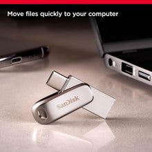 Buy SanDisk,SanDisk Ultra Dual Drive Luxe USB Type‑C Flash Drive 64GB – Up to 150 MB/s, Reversible Type‑C & Type‑A Connectors, All‑Metal Design (Silver) - Gadcet UK | UK | London | Scotland | Wales| Near Me | Cheap | Pay In 3 | Data Storage & External Drives