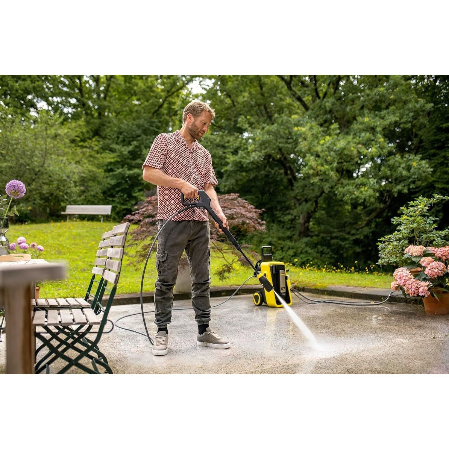 Buy Ecat Tech Ltd,Kärcher K 7 Comfort Premium High-Pressure Washer | 180 Bar Max Pressure, 550 l/h Flow Rate & Integrated Hose Reel - Gadcet UK | UK | London | Scotland | Wales| Near Me | Cheap | Pay In 3 | Pressure Washer