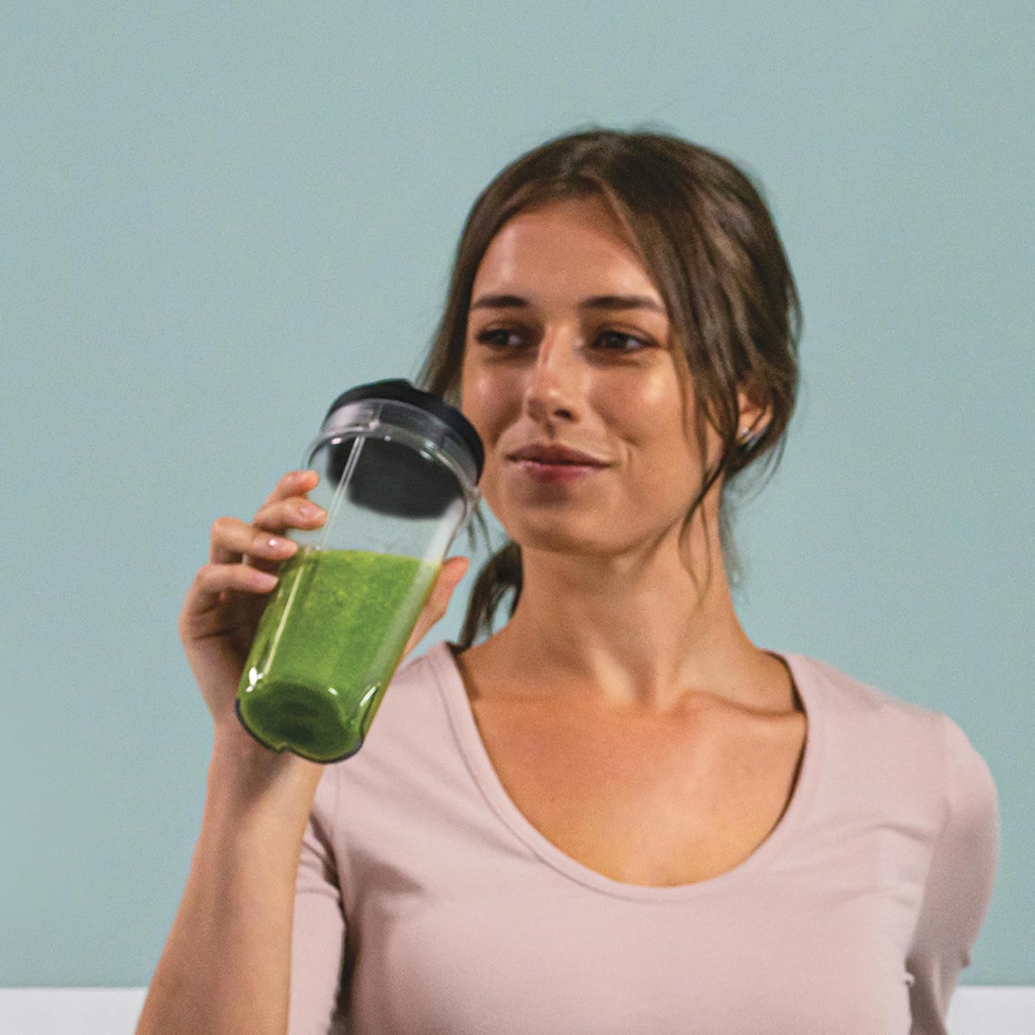 Buy NINJA,Ninja 700W Slim Blender & Smoothie Maker, 2x 470ml Cups with Spout Lids, Personal Blender, Crush Ice & Frozen Fruit, Silver - Gadcet UK | UK | London | Scotland | Wales| Near Me | Cheap | Pay In 3 | Food Blenders