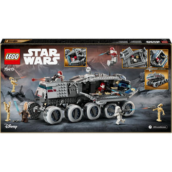 Buy LEGO,LEGO Star Wars 75413 Republic Juggernaut - Building Toy with 3 Droid Figures & 5 Minifigures incl. Ki-Adi-Mundi with a Lightsaber - Gift for 9+ Year Old Boys & The Clone Wars Fans - Gadcet UK | UK | London | Scotland | Wales| Near Me | Cheap | Pay In 3 | Construction Set Toys