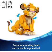 Buy LEGO,LEGO Disney Simba the Lion King Cub Building Toy for 6 Plus Year Old Girls & Boys, Construction Figure Playset, 1994 Movie Memorabilia Set, 30th Idea for Kids 43243 - Gadcet UK | UK | London | Scotland | Wales| Near Me | Cheap | Pay In 3 | Construction Set Toys
