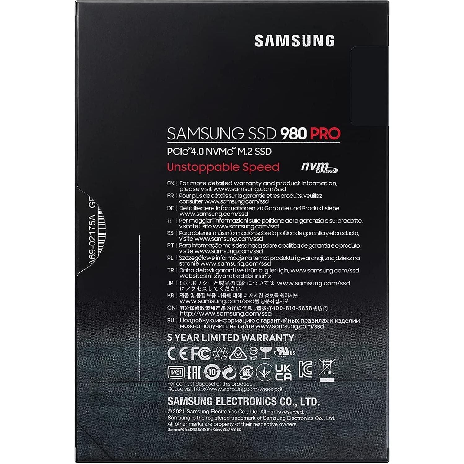 Buy Samsung,Samsung 980 PRO 2TB M.2-2280 PCIe 4.0 x4 NVMe SSD - Gadcet UK | UK | London | Scotland | Wales| Ireland | Near Me | Cheap | Pay In 3 | Computer Components