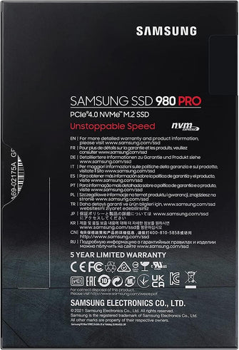 Buy Samsung,Samsung 980 PRO 2TB M.2-2280 PCIe 4.0 x4 NVMe SSD - Gadcet UK | UK | London | Scotland | Wales| Ireland | Near Me | Cheap | Pay In 3 | Computer Components