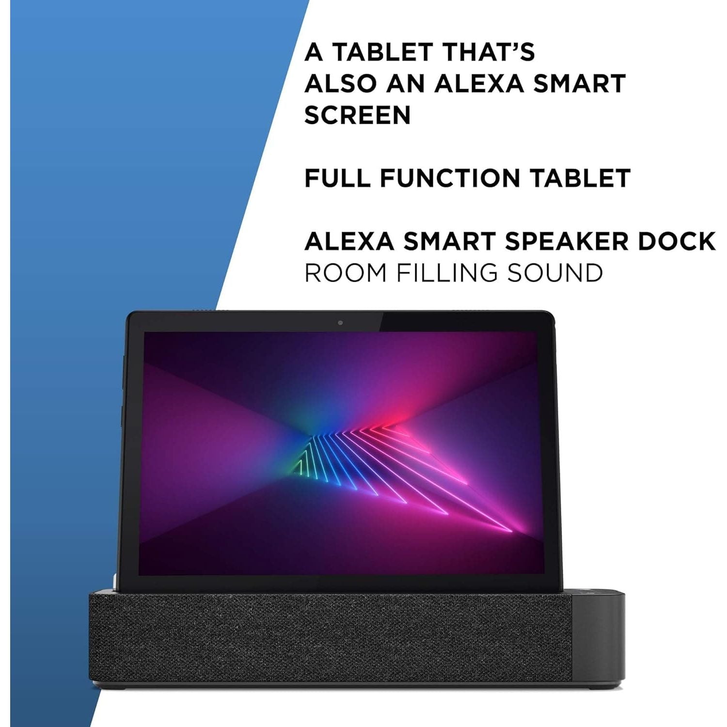 Buy Lenovo,Lenovo Smart Tab M10 10.1" FHD Android Tablet, Alexa Dock, 2GB RAM, 16GB - Slate Black - Gadcet UK | UK | London | Scotland | Wales| Near Me | Cheap | Pay In 3 | Tablet Computers