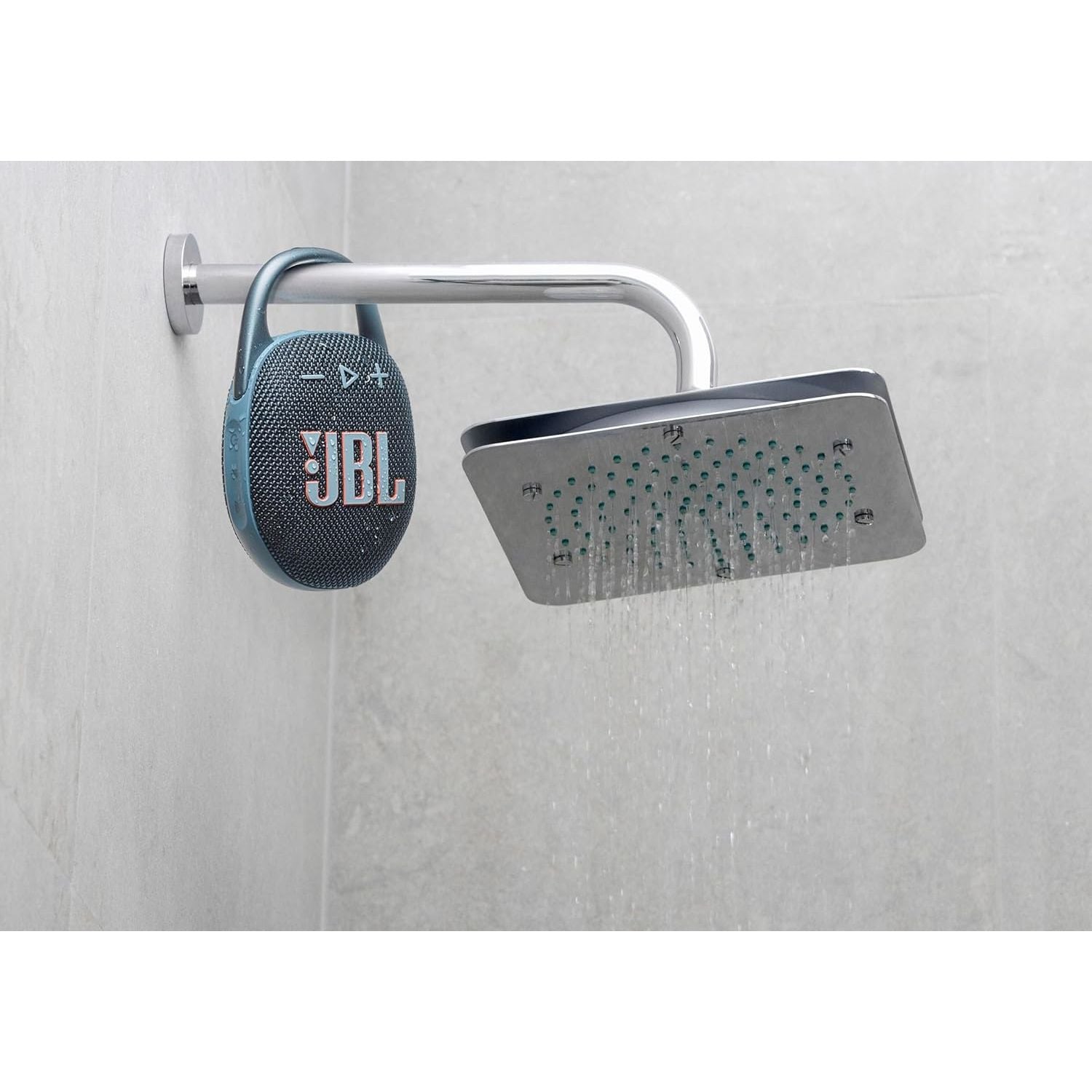 JBL Clip 5 Ultra-Portable Bluetooth Speaker - JBL Pro Sound, Waterproof, 12-Hour Playtime, Integrated Carabiner - Black - 8