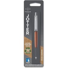 Buy Parker,Parker Jotter Ballpoint Pen – Chelsea Orange with Chrome Trim – Medium Point – Blue Ink - Gadcet UK | UK | London | Scotland | Wales| Near Me | Cheap | Pay In 3 | Ballpoint Pens