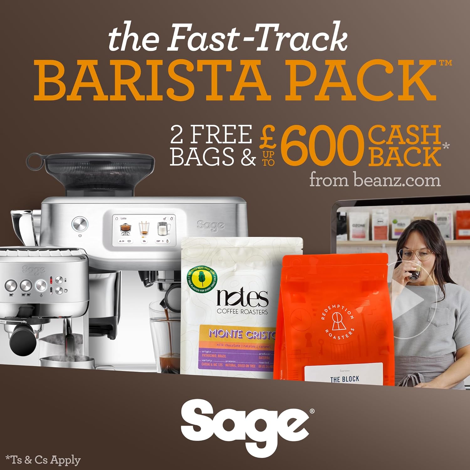 Buy SAGE,Sage - The Barista Express - Bean to Cup Coffee Machine with Grinder and Milk Frother, Black Truffle - Gadcet UK | UK | London | Scotland | Wales| Near Me | Cheap | Pay In 3 | Coffee Makers & Espresso Machines