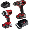 Buy Einhell,Einhell Power X-Change 18V Cordless Drill and Impact Driver Set - Gadcet UK | UK | London | Scotland | Wales| Near Me | Cheap | Pay In 3 | Handheld Power Drills
