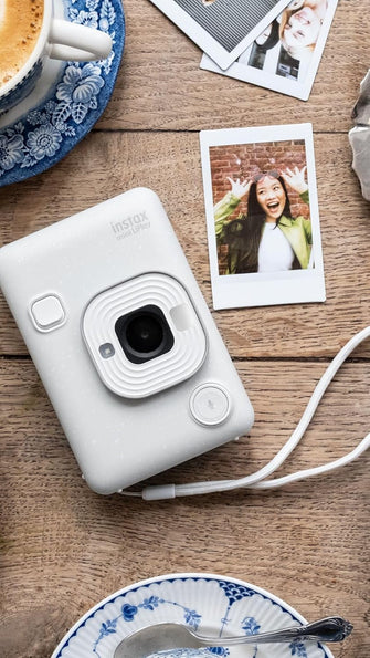 Buy FUJIFILM,Fujifilm INSTAX Mini LiPlay Hybrid Instant Camera – 2.7" LCD, MicroSD Slot, USB-C Charging – Misty White (Film Sold Separately) - Gadcet UK | UK | London | Scotland | Wales| Near Me | Cheap | Pay In 3 | Instant Film Cameras