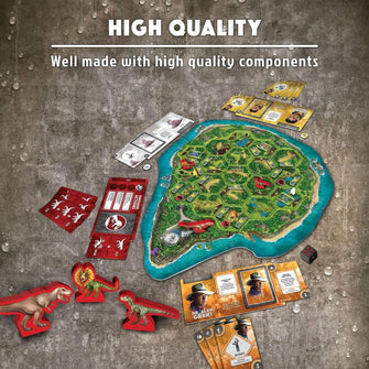 Buy Gadcet UK,Ravensburger Jurassic Park Danger! Adventure Strategy Board Game for Kids & Adults Age 10 Years Up - Family Games - 2 to 5 Players - Gadcet UK | UK | London | Scotland | Wales| Ireland | Near Me | Cheap | Pay In 3 | Games and Toys