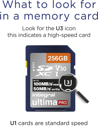 Buy Integral,Integral 256GB SD Card 4K Ultra-HD Video Premium High Speed Memory Card SDXC Up to 100MB/s SDXC V30 UHS-I U3 Class 10 SD Memory Card - Gadcet UK | UK | London | Scotland | Wales| Near Me | Cheap | Pay In 3 | Flash Memory Cards