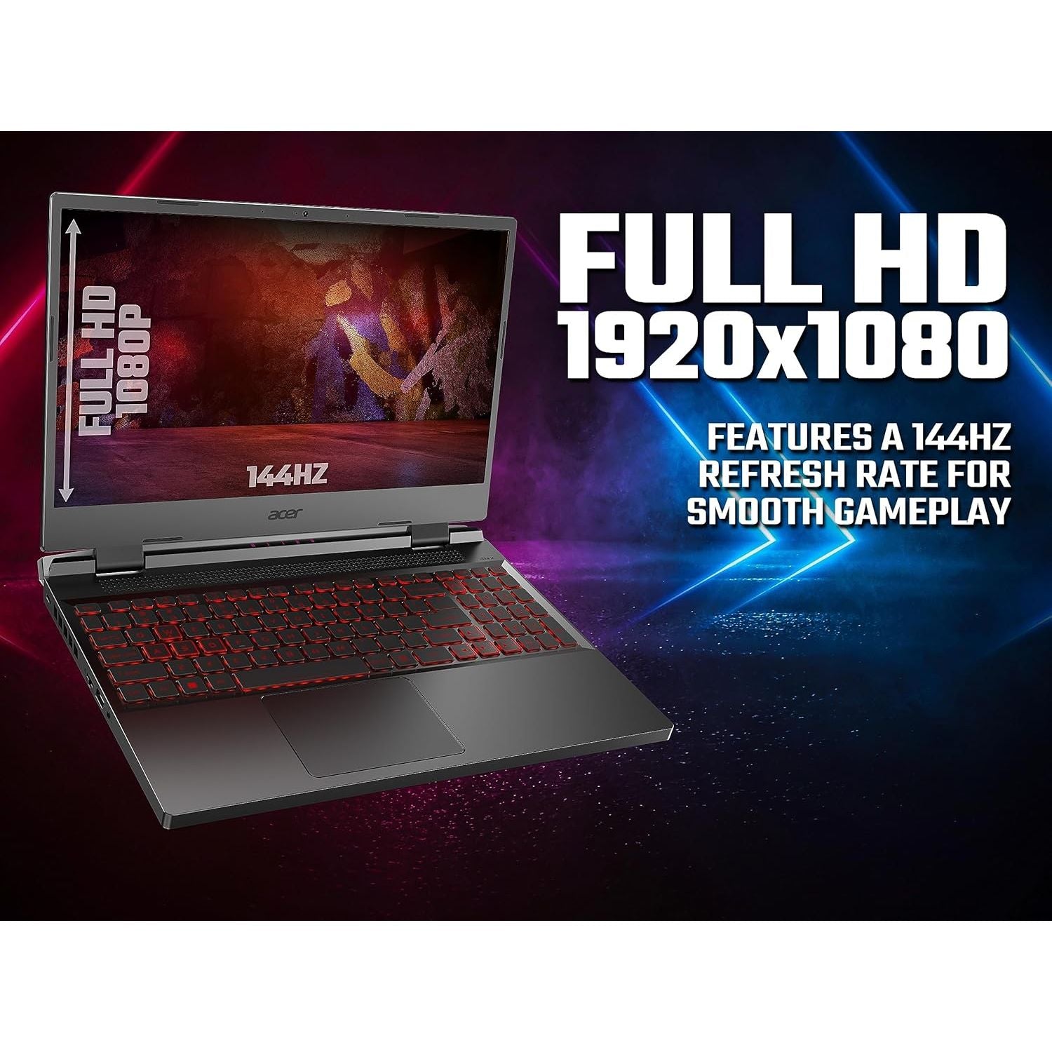 Buy Acer,Acer Nitro 5 AN515-58 Gaming Laptop - Intel Core i7-12650H, 16GB, 1TB SSD, NVIDIA GeForce RTX 4060 8G, 15.6" FHD IPS 144Hz, Windows 11 , Black - Gadcet UK | UK | London | Scotland | Wales| Near Me | Cheap | Pay In 3 | Laptops
