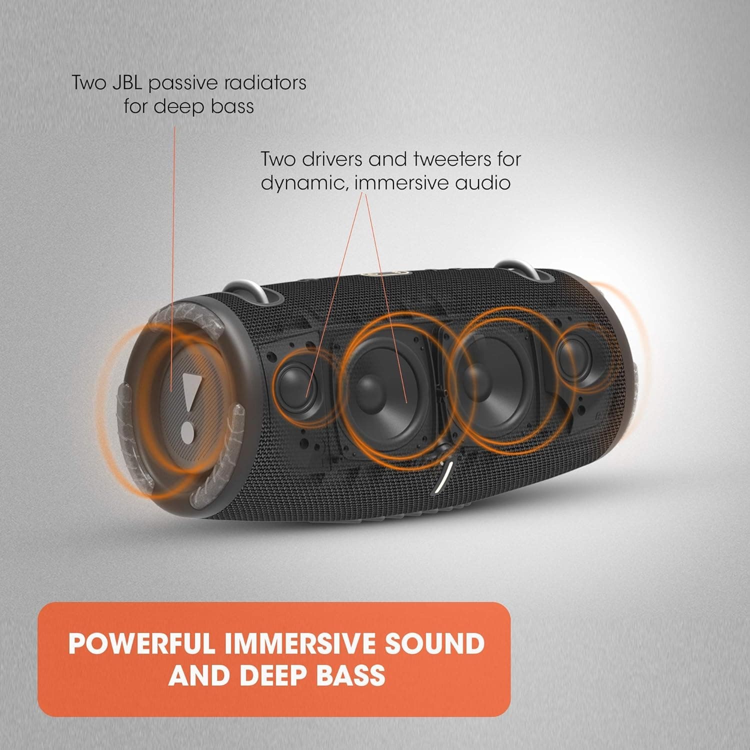 Buy JBL,JBL Xtreme 3 - Portable Wireless Waterproof Speaker, 15 Hours of Playtime, Bluetooth Connectivity, Includes Charging Cable, Black - Gadcet UK | UK | London | Scotland | Wales| Near Me | Cheap | Pay In 3 | Bluetooth Speakers