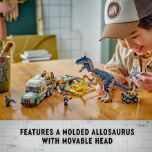 Buy LEGO,LEGO Jurassic World Dinosaur Missions Allosaurus Transport Truck (76966) – Toy Set with Kenji, Darius & Yaz Figures, Fun Gift for Kids Aged 8+ - Gadcet UK | UK | London | Scotland | Wales| Near Me | Cheap | Pay In 3 | Interlocking Blocks