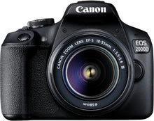 Canon EOS 2000D 24.1MP DSLR Camera with EF-S 18–55mm III Lens  Black