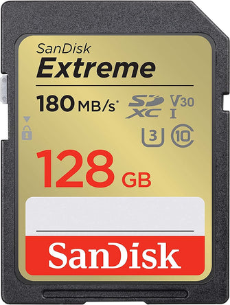 Buy Sandisk,SanDisk 128GB Extreme SDXC card + RescuePro Deluxe up to 180 MB/s UHS-I Class 10 U3 V30 - Gadcet UK | UK | London | Scotland | Wales| Near Me | Cheap | Pay In 3 | Flash Memory Cards