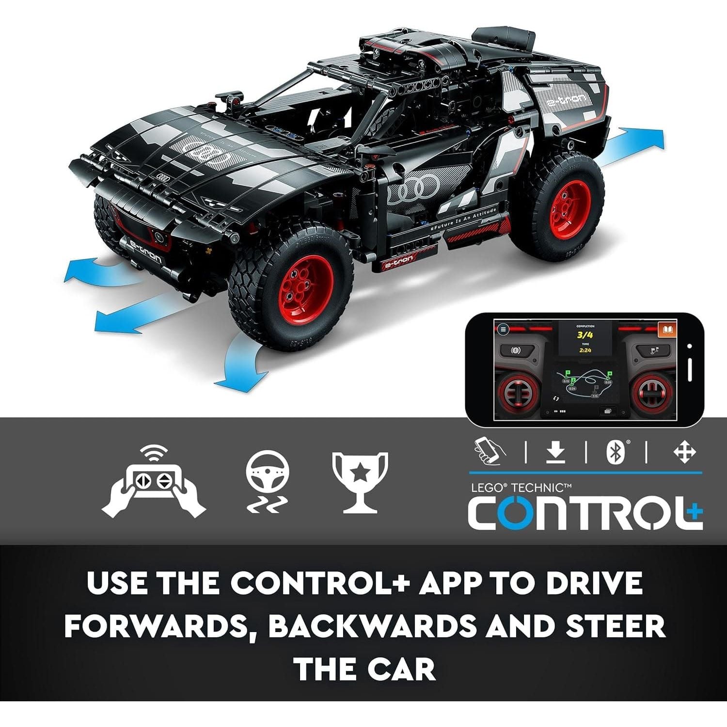 Buy LEGO,LEGO Technic Audi RS Q e-tron Remote Control Car Toy 42160 - Gadcet UK | UK | London | Scotland | Wales| Ireland | Near Me | Cheap | Pay In 3 | Games and Toys