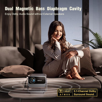 Buy VOPLLS,VOPLLS Smart 4K Projector - Netflix & Dolby Audio, 700 ANSI, Full HD 1080P, Auto Focus & Keystone, WiFi 6, Bluetooth, Portable, 60Hz for iOS/Android - Gadcet UK | UK | London | Scotland | Wales| Near Me | Cheap | Pay In 3 | Multimedia Projectors