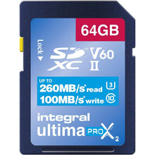 Buy Integral,Integral 64GB UHS-II SD Card V60 Up to 260MBs Read and 100MBs Write Speed 1733X SDXC Professional High Speed Memory Card - Gadcet UK | UK | London | Scotland | Wales| Near Me | Cheap | Pay In 3 | Flash Memory Cards