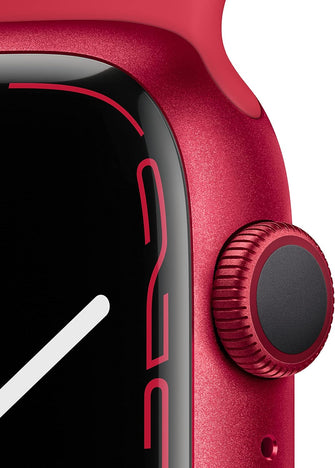 Apple Watch Series 7 (GPS, 45mm) – (PRODUCT)RED Aluminium Case with (PRODUCT)RED Sport Band – Advanced Health & Fitness Smartwatch