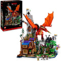 LEGO Ideas Dungeons & Dragons: Red Dragon’s Tale 21348 Building Set for Adults – 3,745 Pieces, Cinderhowl Dragon, Tavern, Tower & Dungeon