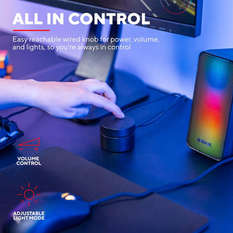 Buy RGB,Trust Gaming GXT 611 Wezz 2.0 PC Speakers, 12W, RGB Lighting, Volume Control, AUX & USB, Stereo Speakers for Desktop & Laptop - Black - Gadcet UK | UK | London | Scotland | Wales| Near Me | Cheap | Pay In 3 | Speakers