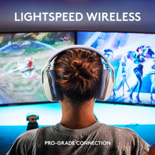 Buy Logitech,Logitech G435 LIGHTSPEED & Bluetooth Wireless Gaming Headset - Ultra Lightweight 165g over-ear headphones, built-in mics, 18h battery, compatible with Dolby Atmos, PC, PS4, PS5, Mobile - White - Gadcet UK | UK | London | Scotland | Wales| Near Me | Cheap | Pay In 3 | Headphones & Headsets
