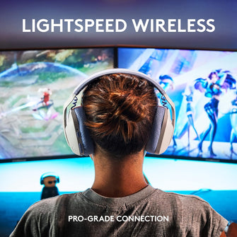 Buy Logitech,Logitech G435 LIGHTSPEED & Bluetooth Wireless Gaming Headset - Ultra Lightweight 165g over-ear headphones, built-in mics, 18h battery, compatible with Dolby Atmos, PC, PS4, PS5, Mobile - White - Gadcet UK | UK | London | Scotland | Wales| Near Me | Cheap | Pay In 3 | Headphones & Headsets