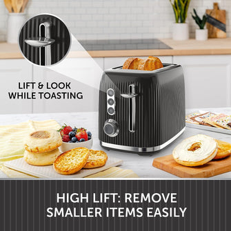 Buy BREVILLE,Breville Bold Black 2-Slice Toaster with High-Lift and Wide Slots | Black and Silver Chrome - Gadcet UK | UK | London | Scotland | Wales| Ireland | Near Me | Cheap | Pay In 3 | Electronics