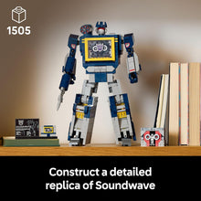 Buy Lego,LEGO® Icons Transformers™ Soundwave (10358) – Adult Display Model with Laserbeak & Ravage - Gadcet UK | UK | London | Scotland | Wales| Near Me | Cheap | Pay In 3 | Toys