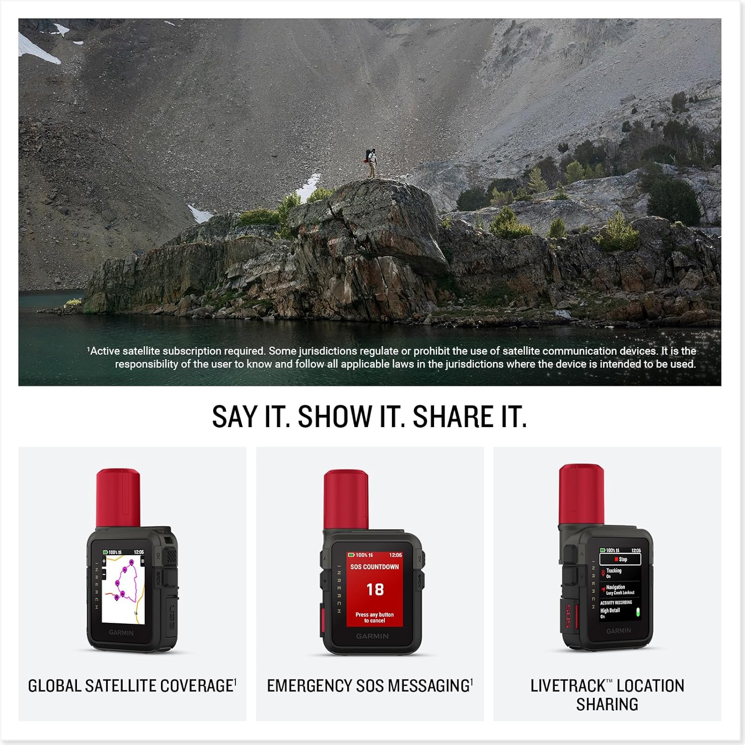 Garmin inReach Mini 3 Plus SOS Satellite Communicator
