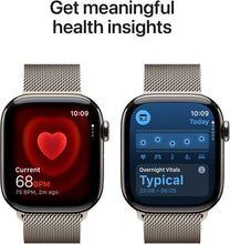 Apple Watch Series 11 GPS + Cellular 42mm  – Natural Titanium Case with Natural Milanese Loop
