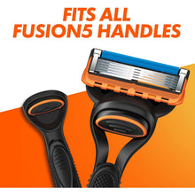 Gillette Fusion5 Razor Blades Men, Pack of 8 Razor Blade Refills with Precision Trimmer, 5 Anti-Friction Blades - 6