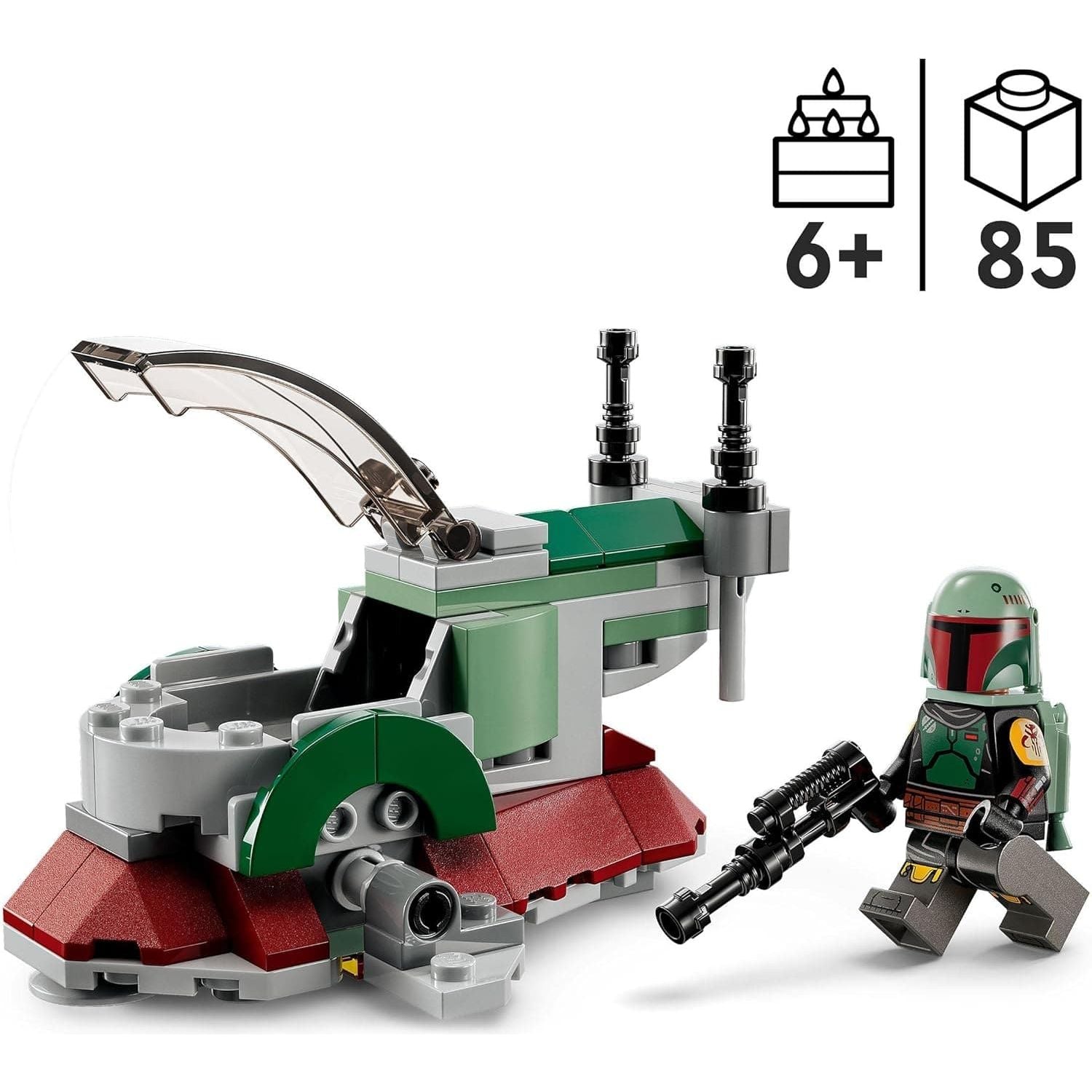 Buy LEGO,LEGO Star Wars Boba Fett's Starship Microfighter, Buildable Toy Vehicle with Adjustable Wings and Flick Shooters, The Mandalorian Set for Kids 75344 - Gadcet UK | UK | London | Scotland | Wales| Near Me | Cheap | Pay In 3 | Toys & Games