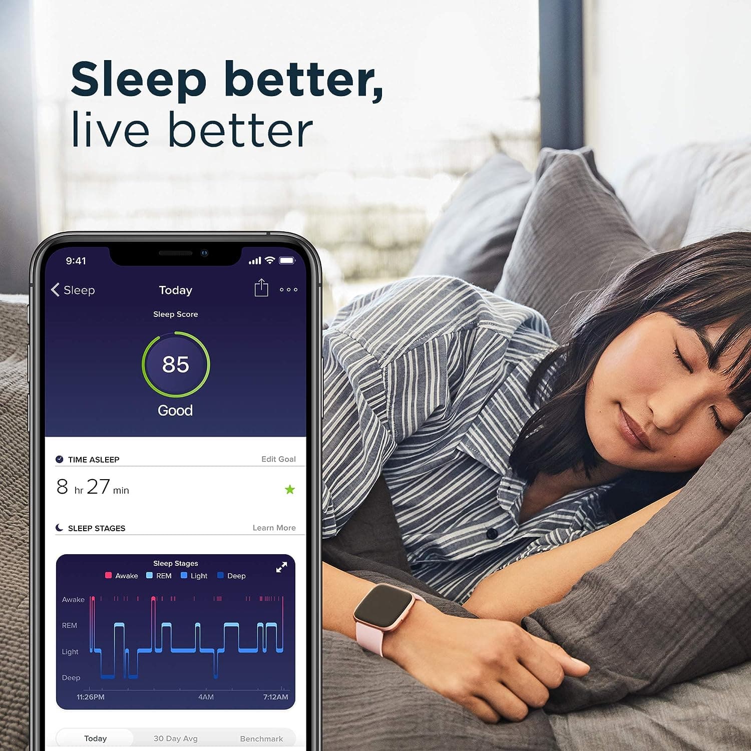 Buy Fitbit,Fitbit Versa 2 Special Edition Health and Fitness Smart Watch with Heart Rate, Music, Alexa Built-In, Sleep and Swim Tracking, Navy and Pink Woven/Copper Rose, One Size (S and L Bands Included) - Gadcet UK | UK | London | Scotland | Wales| Ireland | Near Me | Cheap | Pay In 3 | Watches