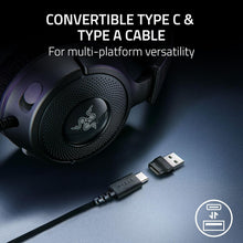 Buy Kraken,Razer Kraken V4 X Wired PC Gaming Headset - TriForce 40mm Drivers, Retractable Mic, 7.1 Surround Sound, Chroma RGB, USB-C for PC, Console & Phones - Black - Gadcet UK | UK | London | Scotland | Wales| Near Me | Cheap | Pay In 3 | Headphones & Headsets