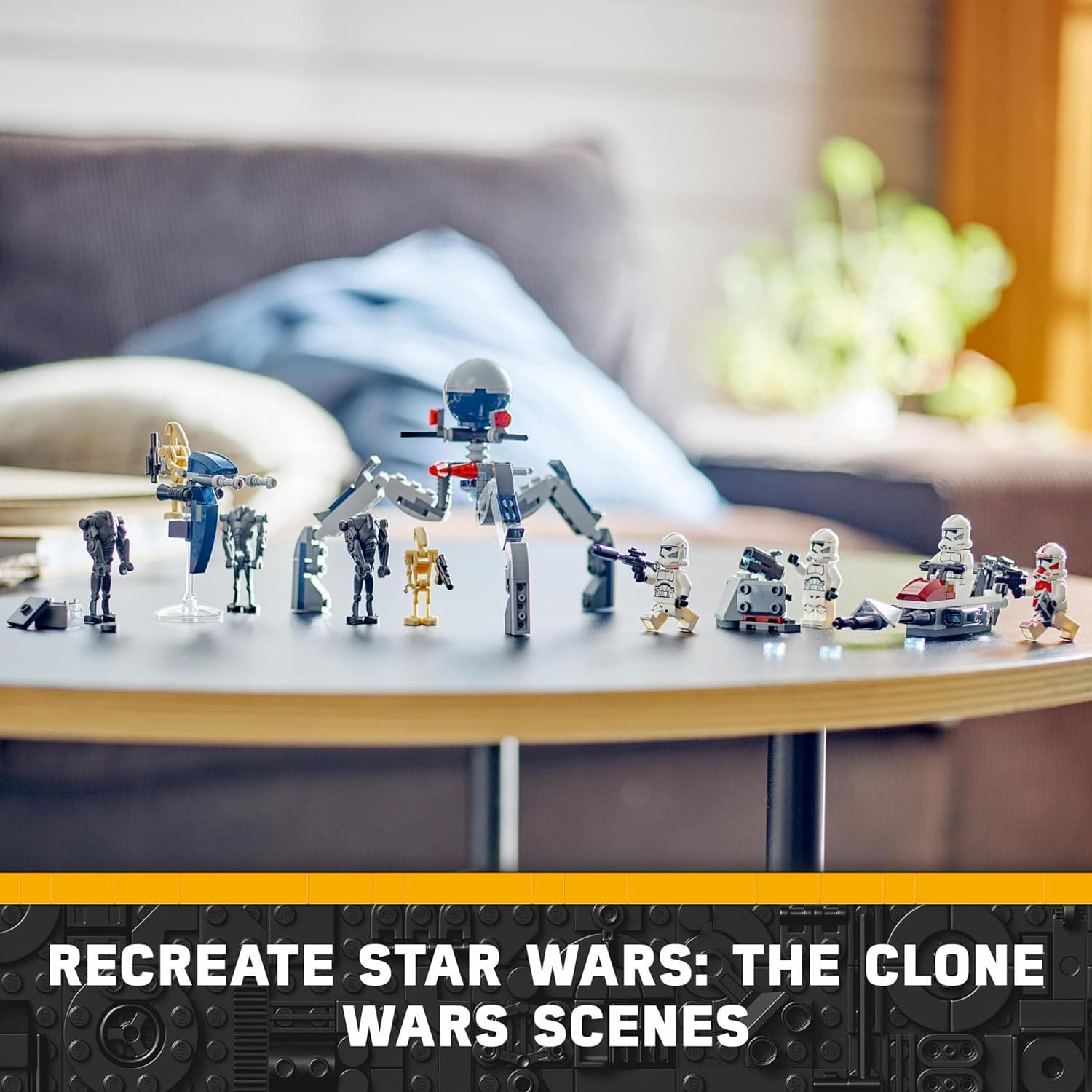 Buy LEGO,LEGO Star Wars Clone Trooper & Battle Droid Battle Pack Building Toys for Kids with Speeder Bike Vehicle, 4 Minifigures and 5 Figures, Gifts for Boys and Girls Aged 7 Plus Years Old 75372 - Gadcet UK | UK | London | Scotland | Wales| Near Me | Cheap | Pay In 3 | Toys & Games