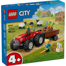 Buy Lego,LEGO City Red Farm Tractor with Trailer & Sheep (60461) – Farm Playset with Animal Figures – Montessori Toy for Kids Aged 4+ - Gadcet UK | UK | London | Scotland | Wales| Near Me | Cheap | Pay In 3 | Building Toys